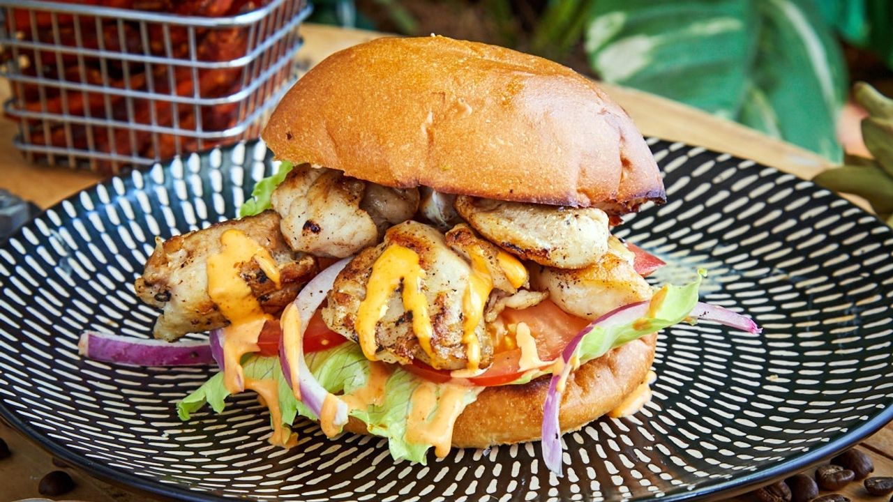 Portuguese Chicken Burger