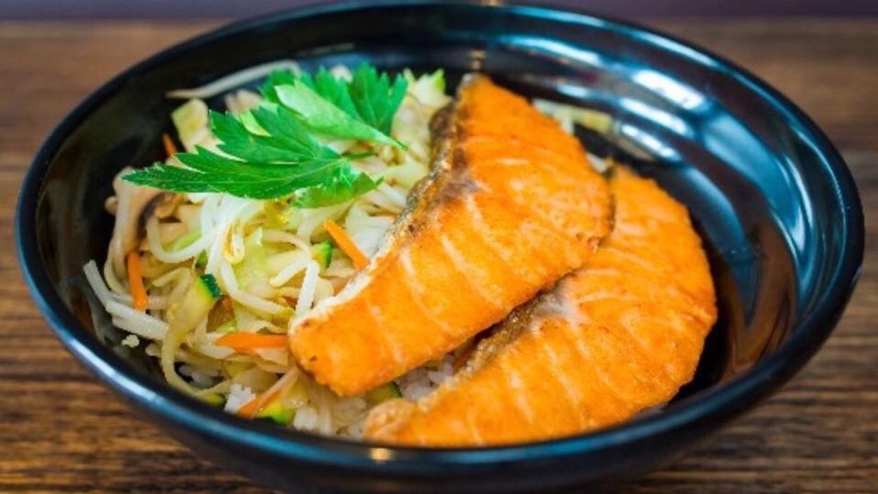 25. Teriyaki Salmon Don