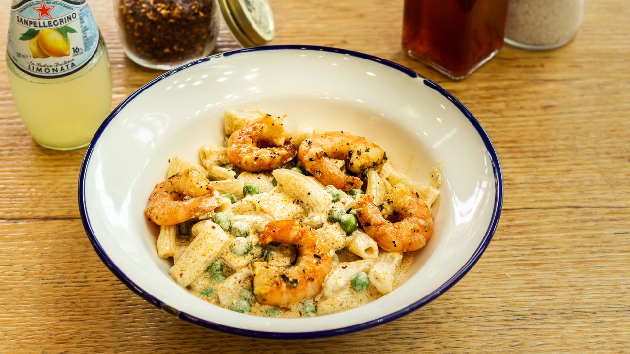 Garlic Prawn and Pea