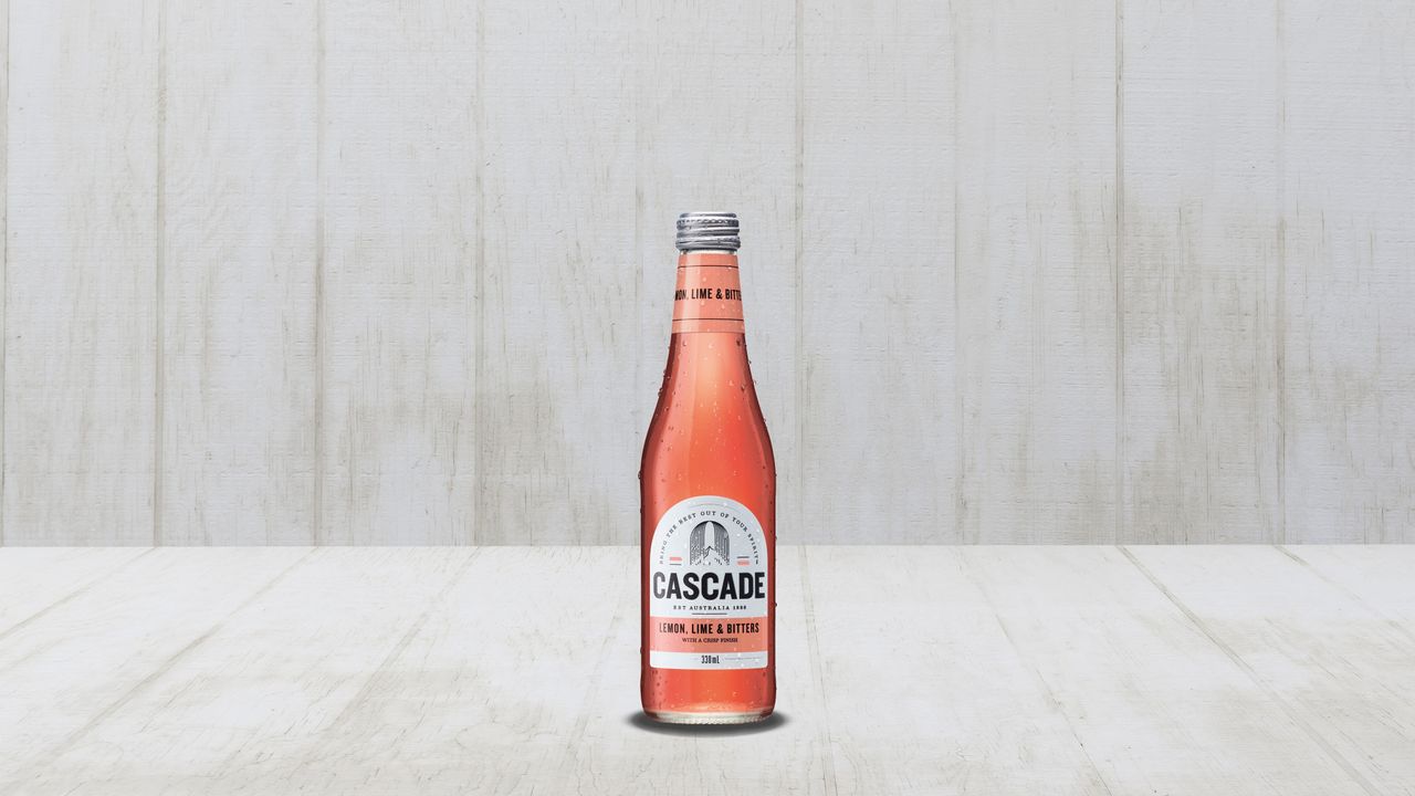 Cascade Lemon, Lime and Bitters 330ml glass bottle