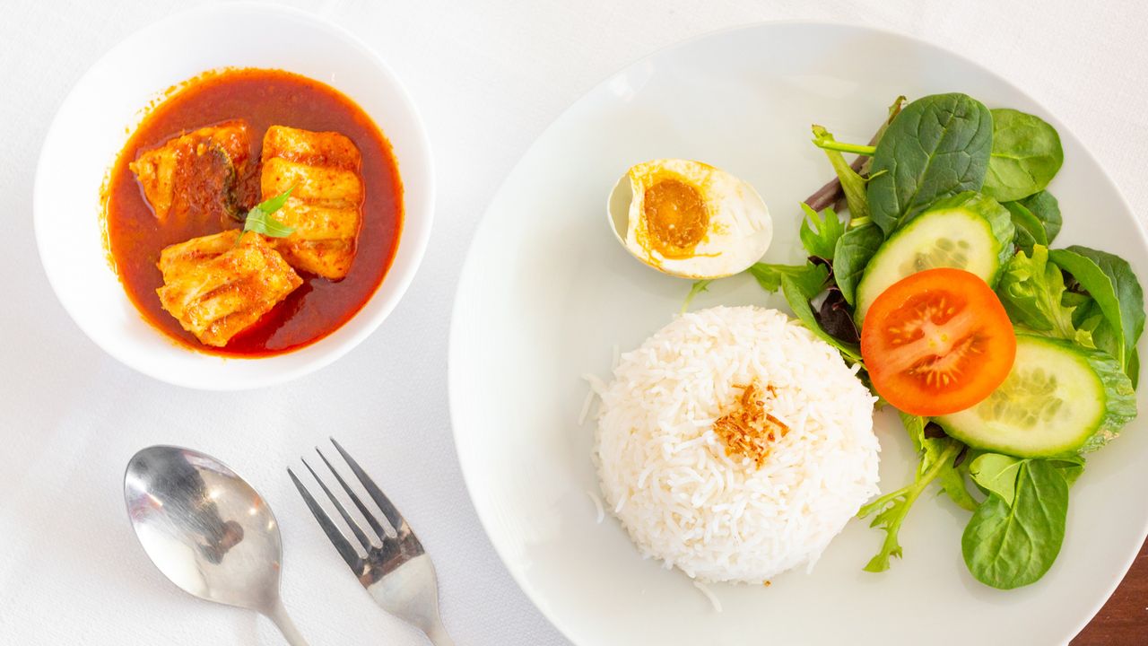 R14. Asam Pedas Rice Set (Fish)