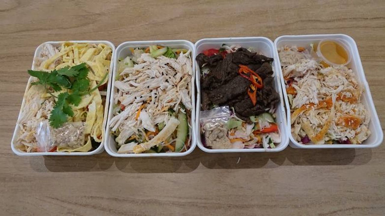 Asian Style Boxed Salads