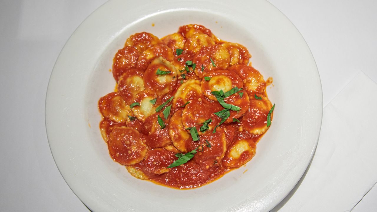 Spinach & Ricotta Ravioli Basilico