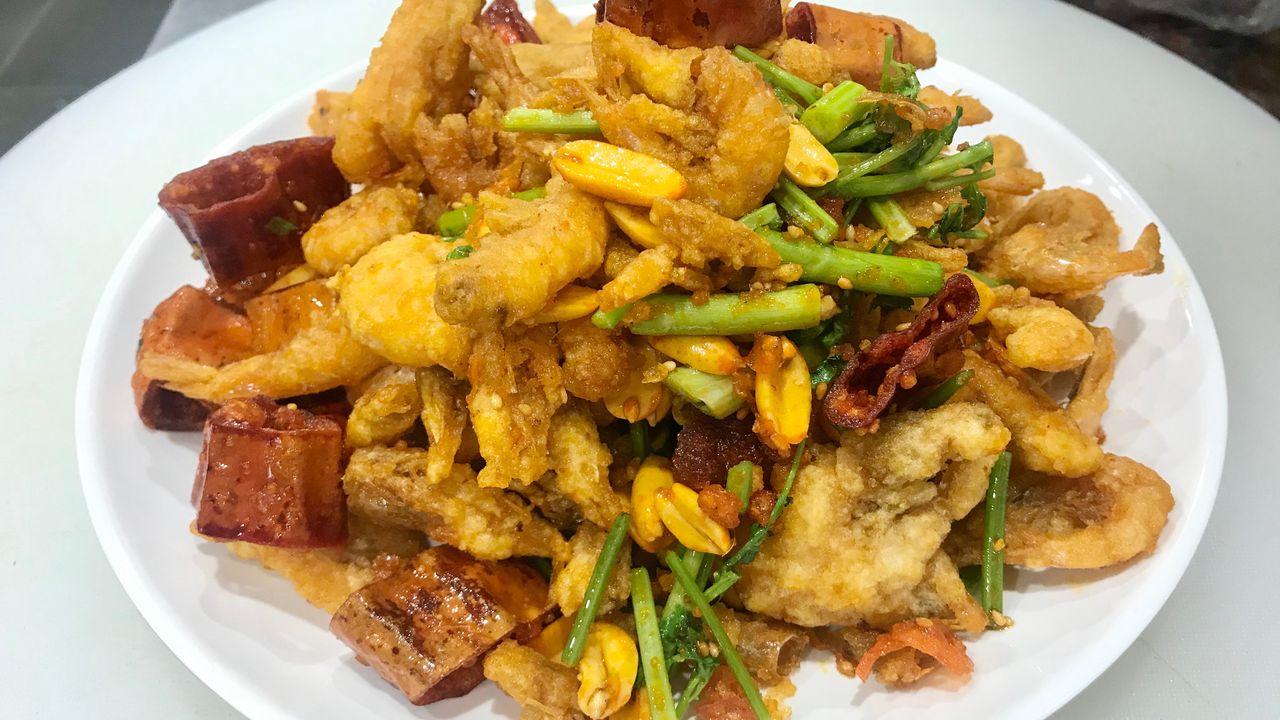 Crispy Shrimp with Chili