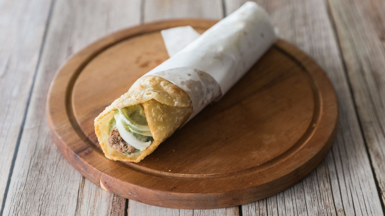 Veggie Kabab Paratha Roll