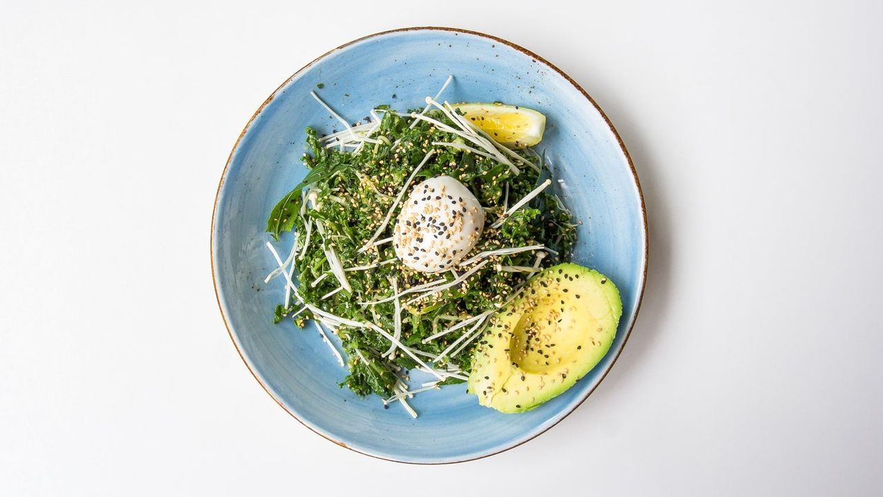 Raw Seasonal Green Vegetable Bowl