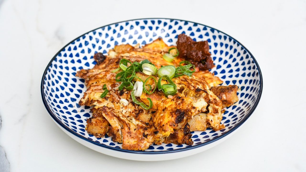 Singapore Fried Carrot Cake