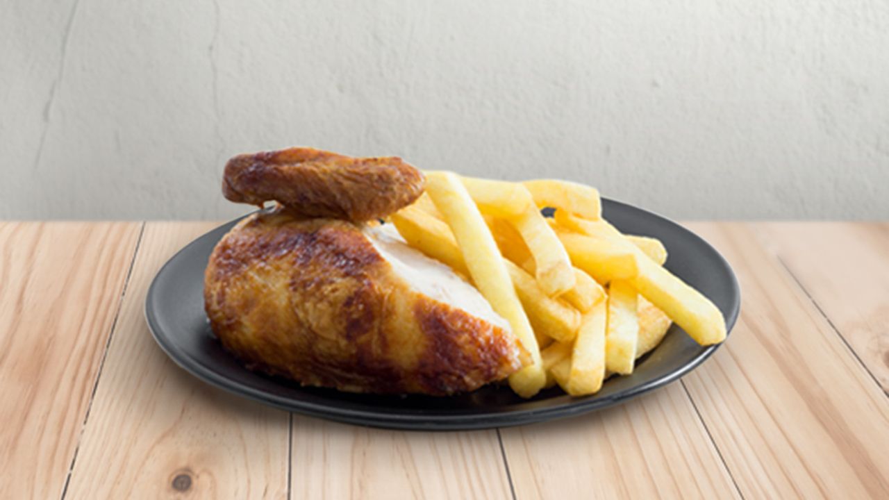 Quarter Chicken and Chips