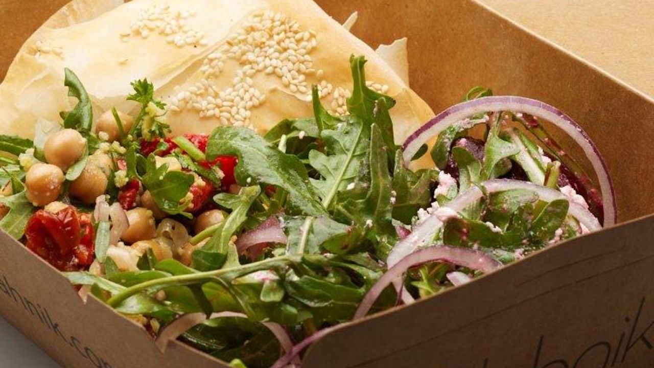 Chicken Leek and Mushroom Filo Pastry Triangle