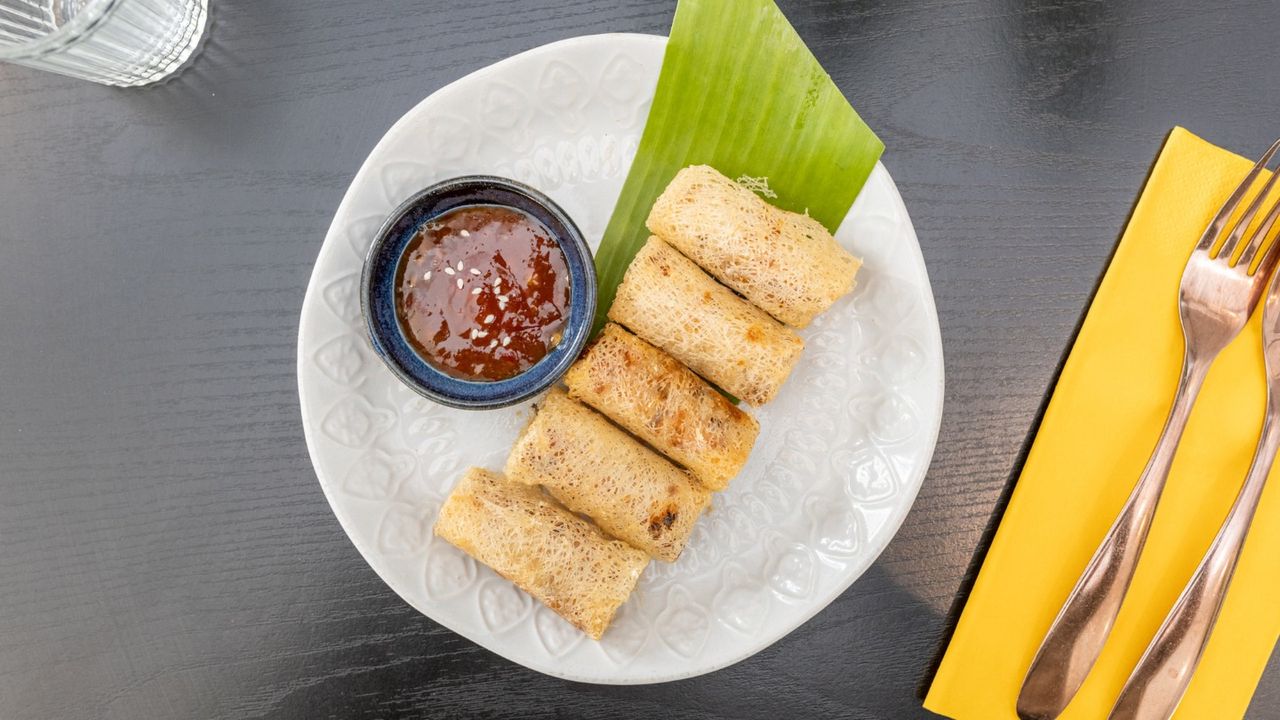 Imperial crab spring rolls