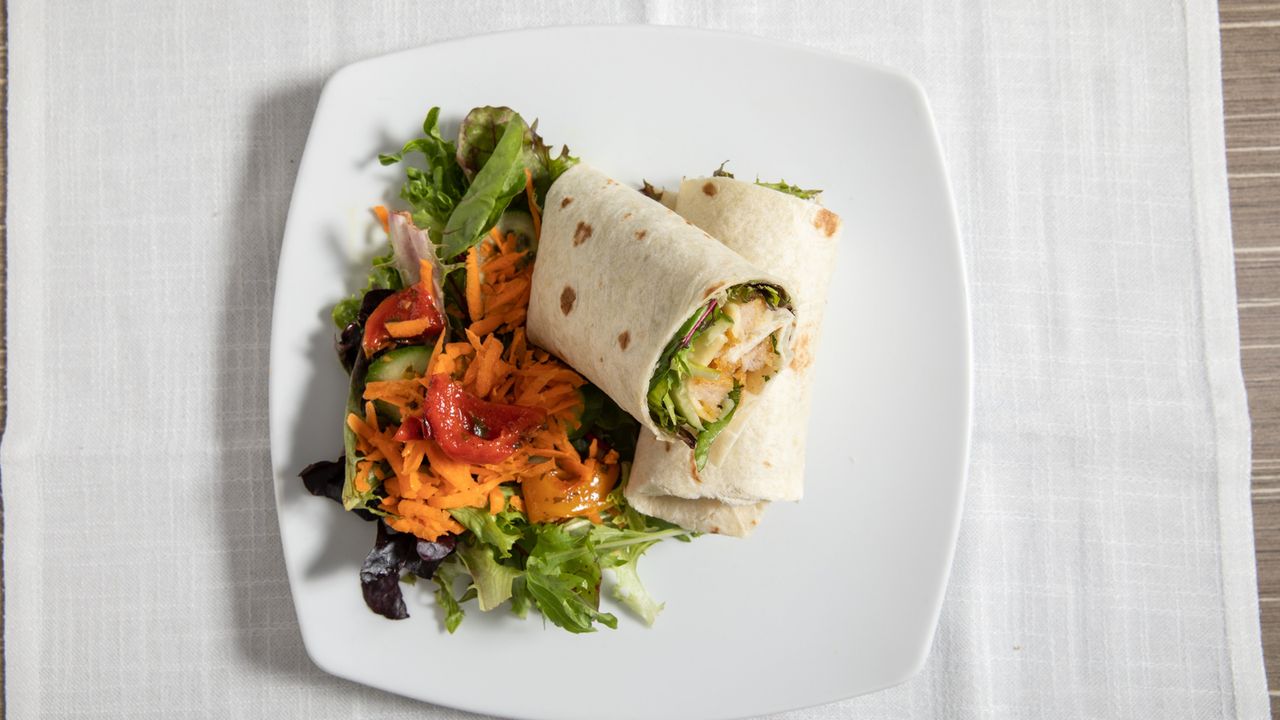 Chicken Schnitzel Wrap