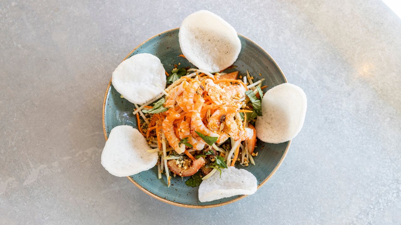 Papaya Salad with Prawn (GF)