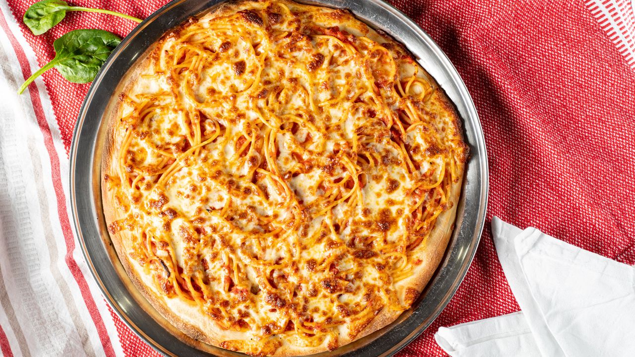 Spaghetti Pizza
