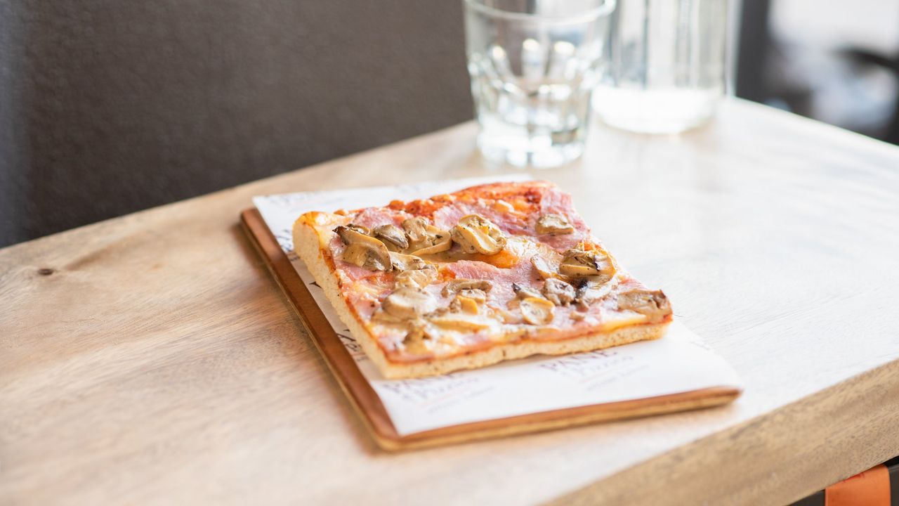 Ham and Mushroom Pizza