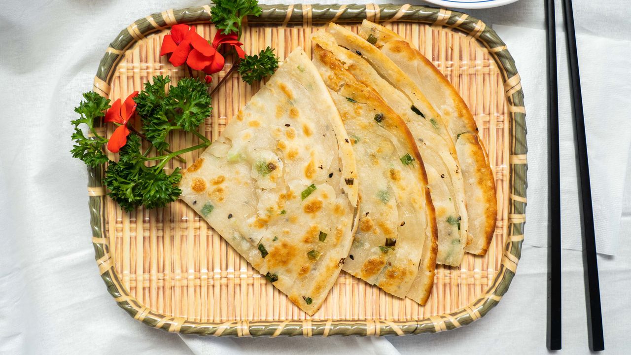 9. Pancake with Spring Onion