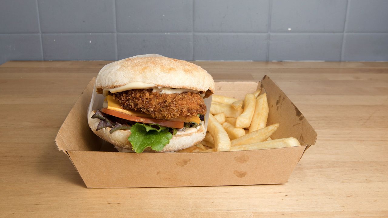 Chicken Schnitzel Burger