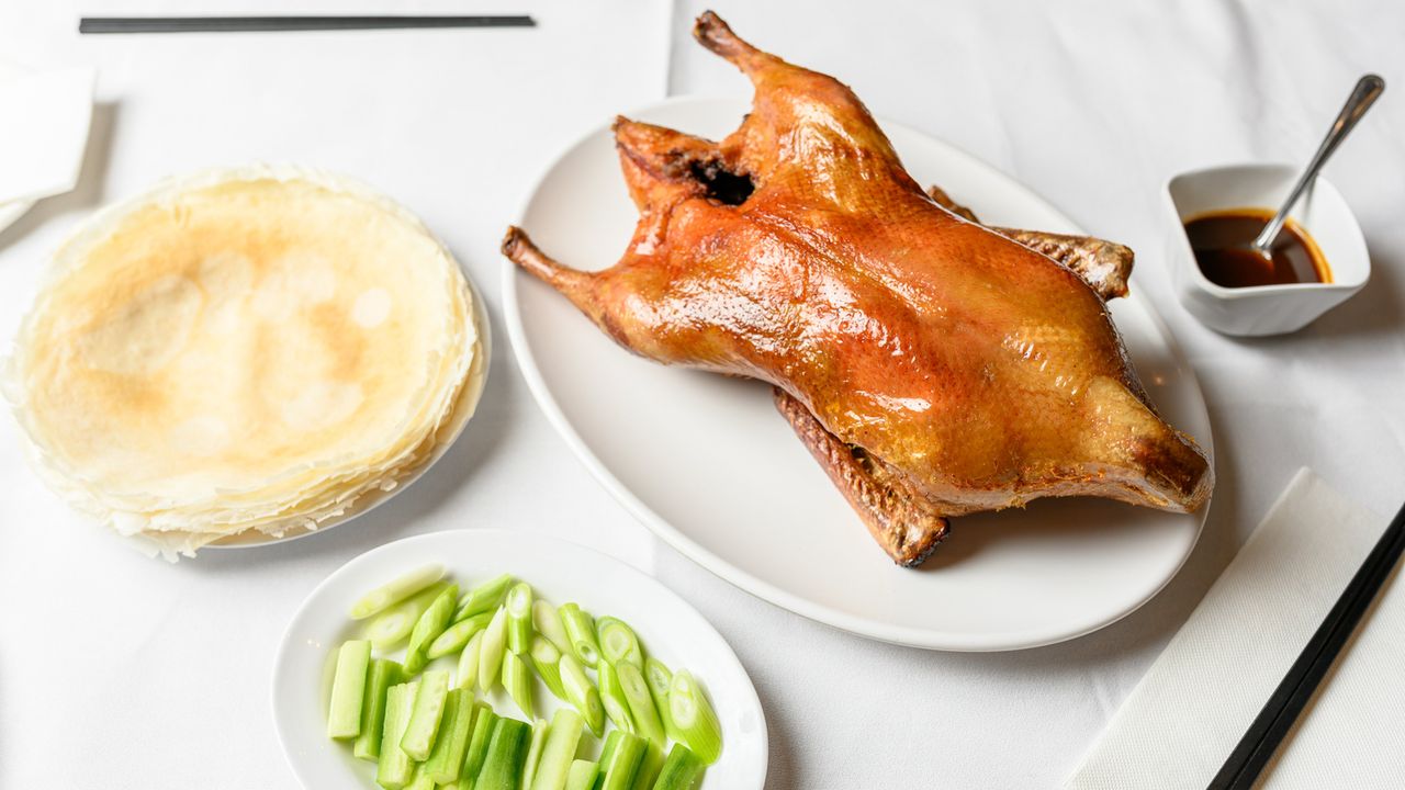 Option 1 Peking Duck + Crispy Egg Noodles