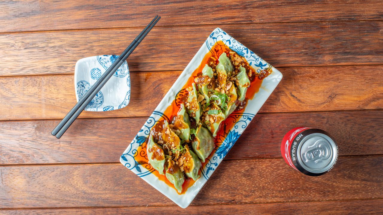 Lee's Spicy Dressing Vegetarian Dumplings(12p)