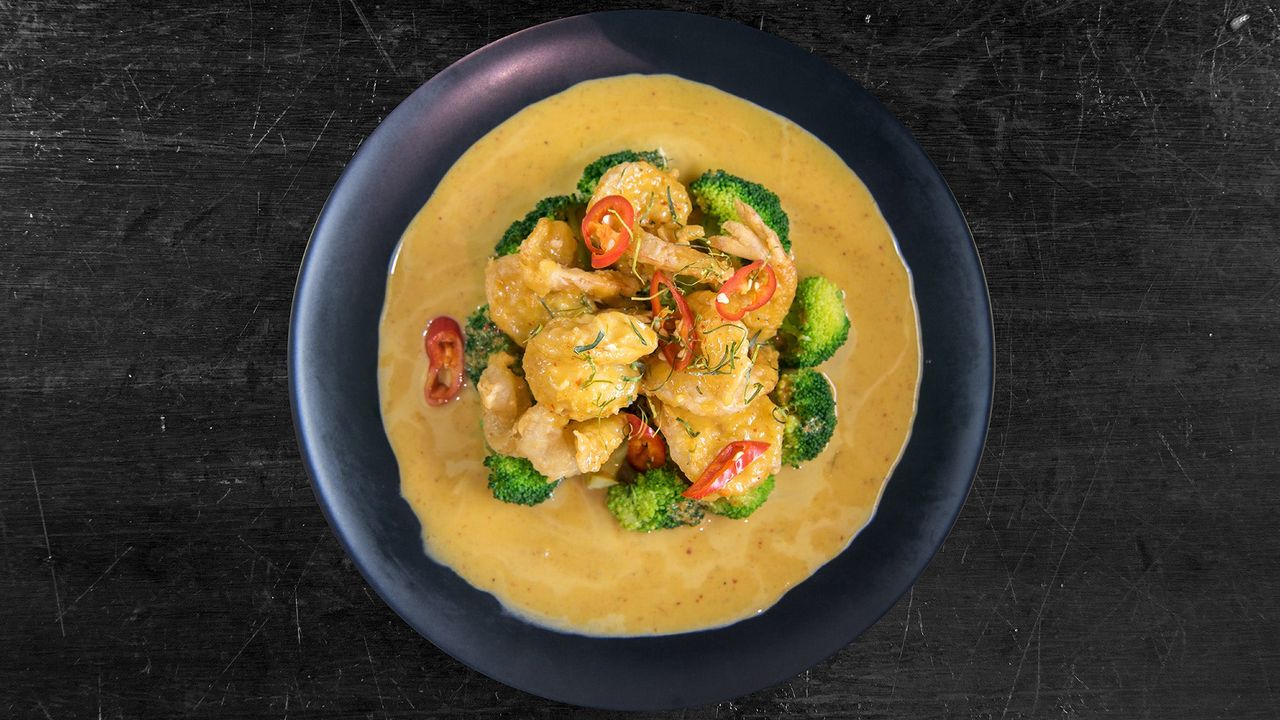 Chu Chee Prawns