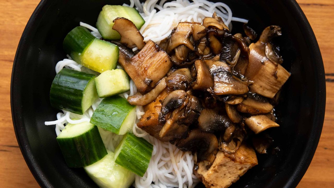 Kids Wok’d Tofu Mushroom and Rice Noodles