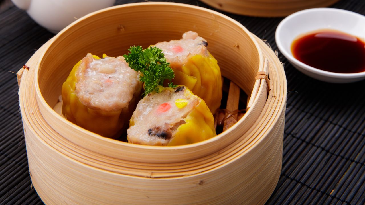 Steamed Pork and Prawn Dim Sum