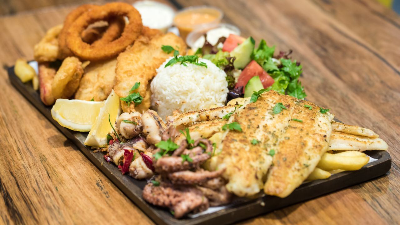 Mega Seafood Family Platter