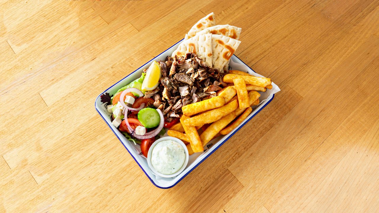 Gyros Open Plate