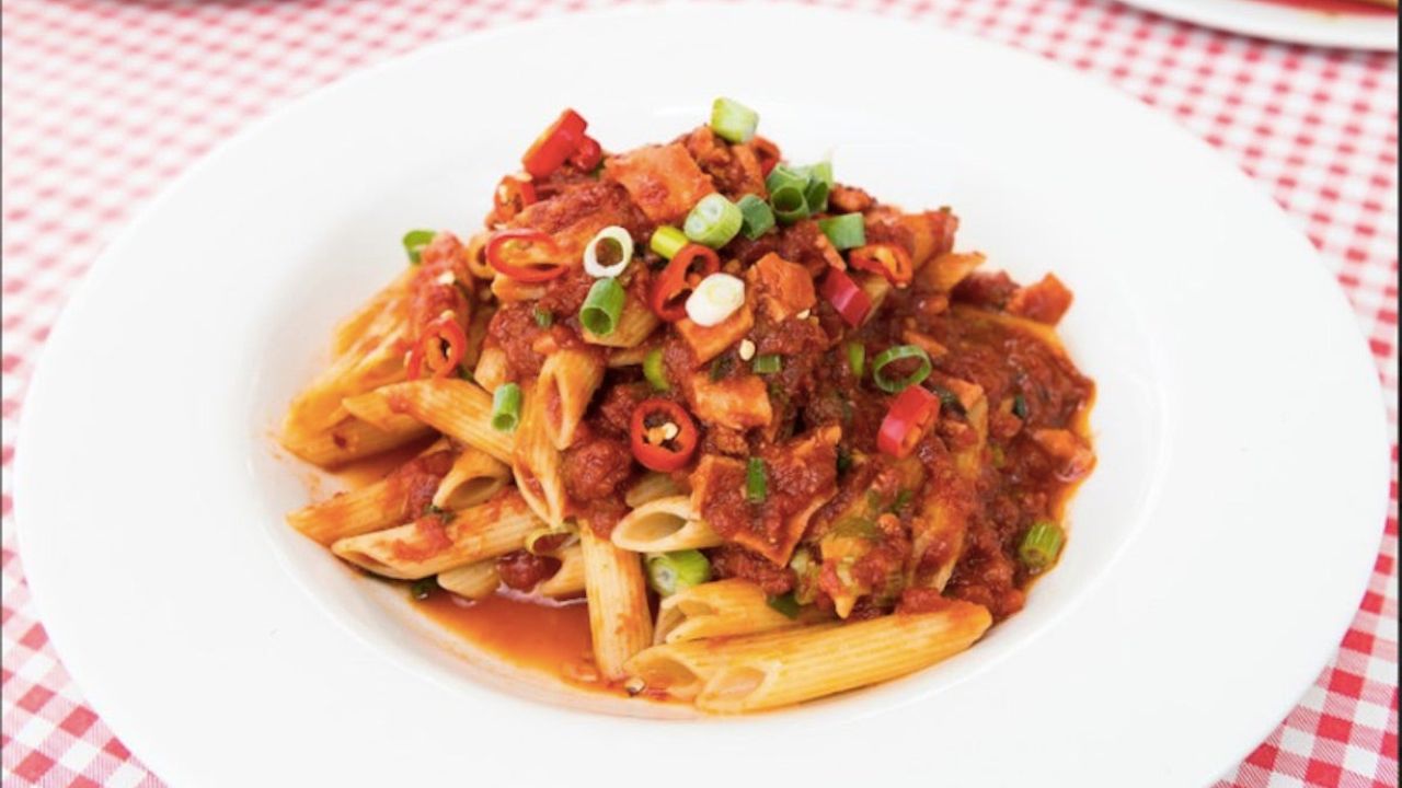 Vegan Pasta Penne Amatriciana