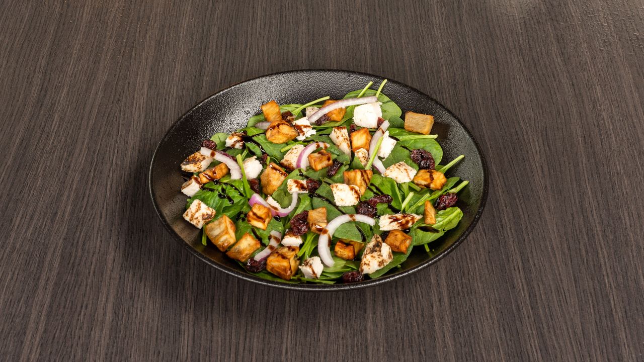 Warm Sweet Potato and Chicken Salad