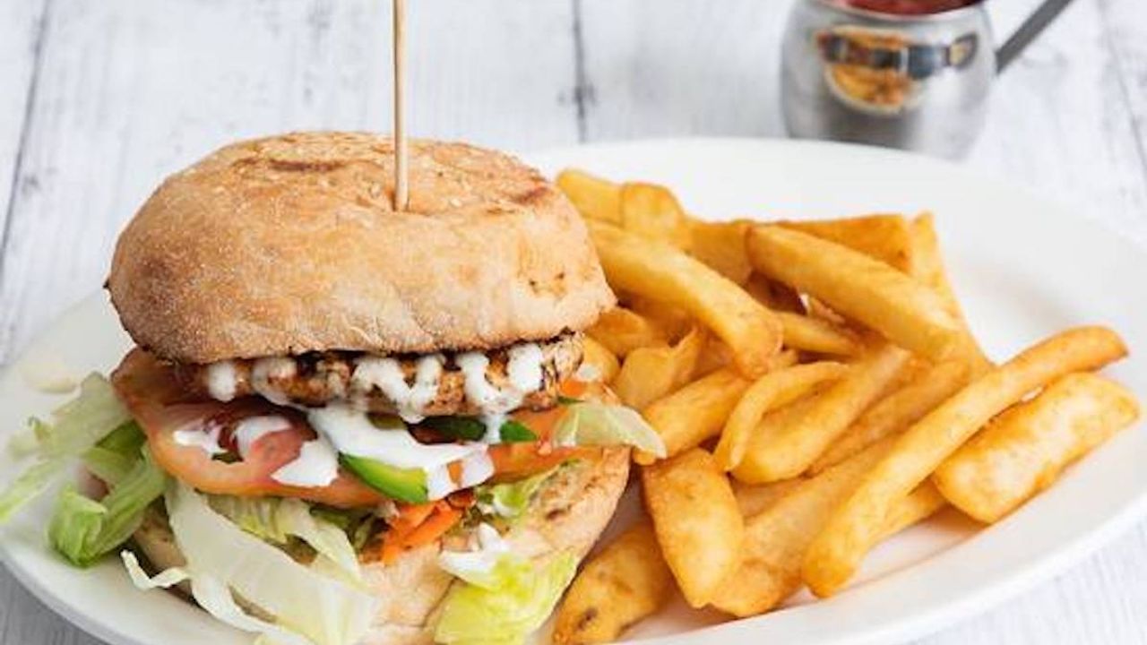 Warm Spicy Chicken Burger