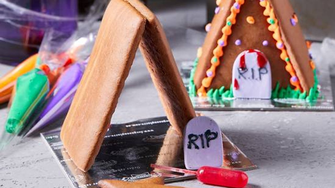 DIY Haunted Gingerbread House