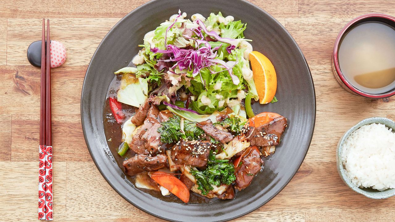 Teriyaki Wagyu Beef Set