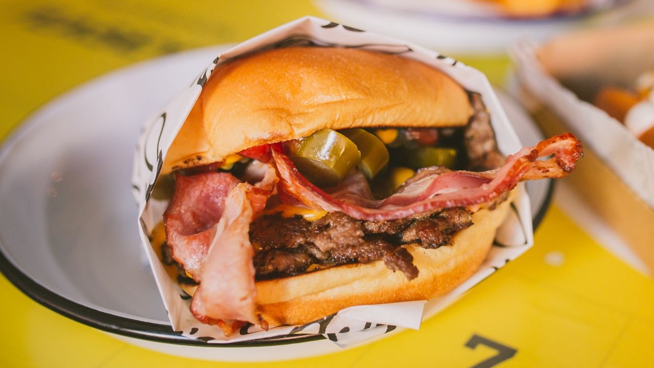 Rowdy Double Cheeseburger