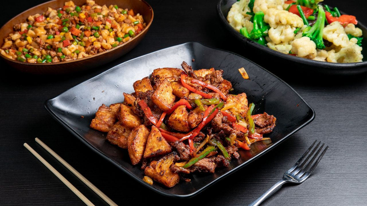 Lamb and Nan Combination Fried