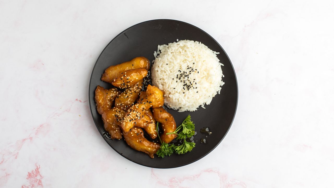 Honey Chicken with Rice