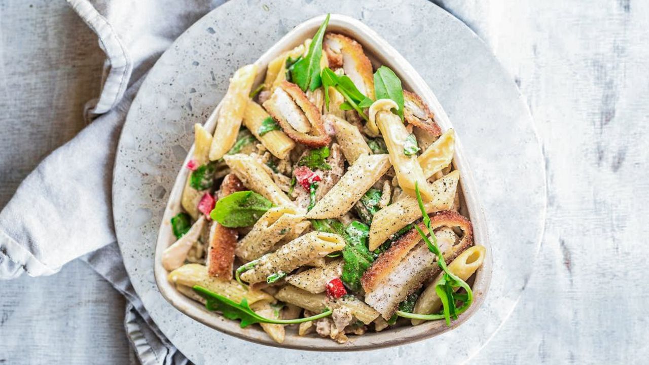 Crumbed Chicken Pasta