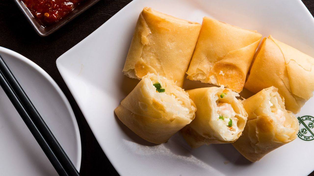 Spring Roll with Egg White