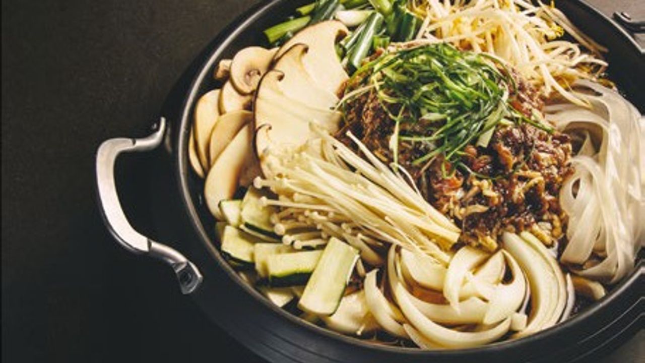 Beef Mushroom Hot Pot