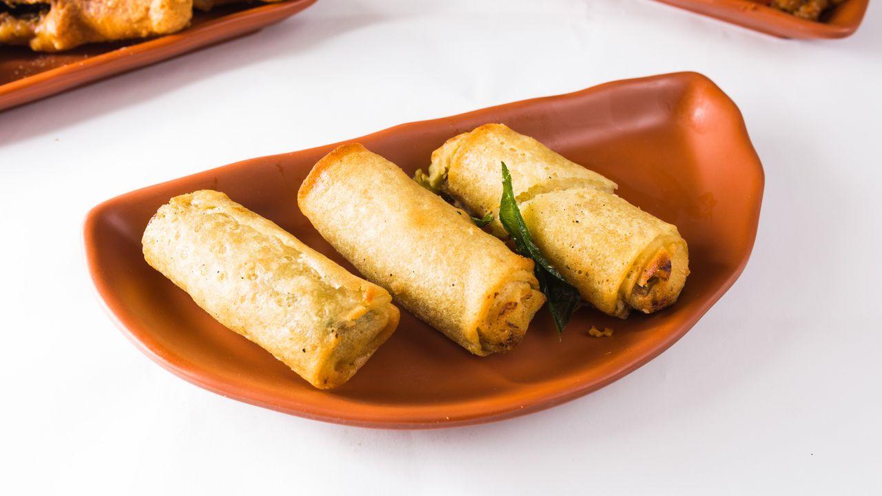 Veg Spring Rolls (V)