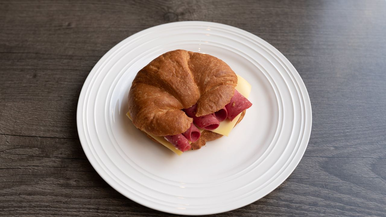 Cheese and Mortadella Croissant