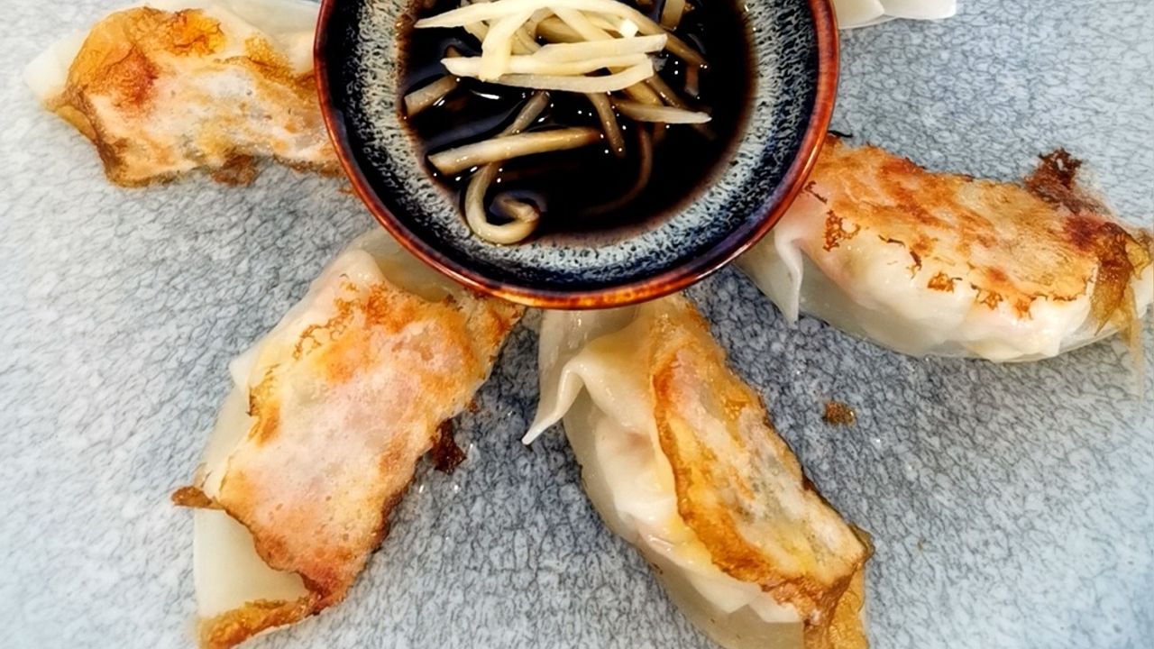 Pan-Fried Vegetarian Dumpling (3) (Vegan)