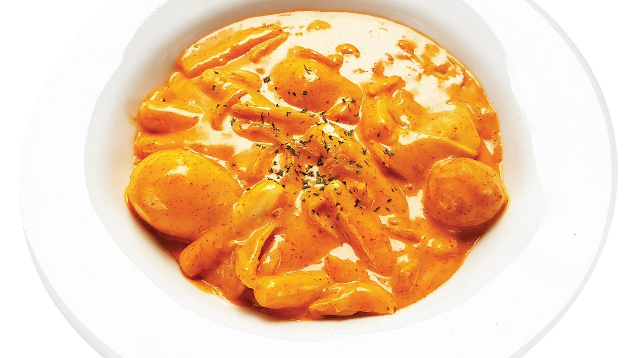 Spicy Cream Topokki