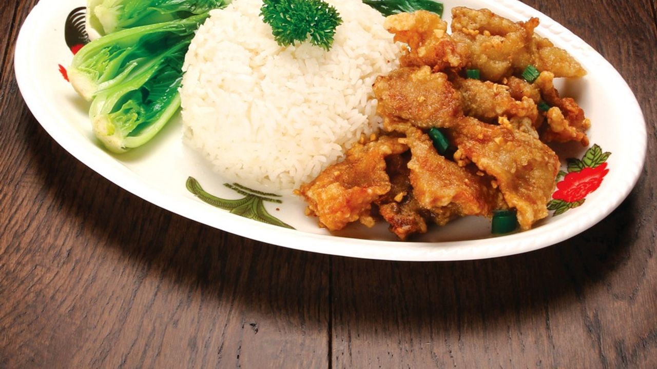 R4. Seasoning Salt Spare Ribs with Rice