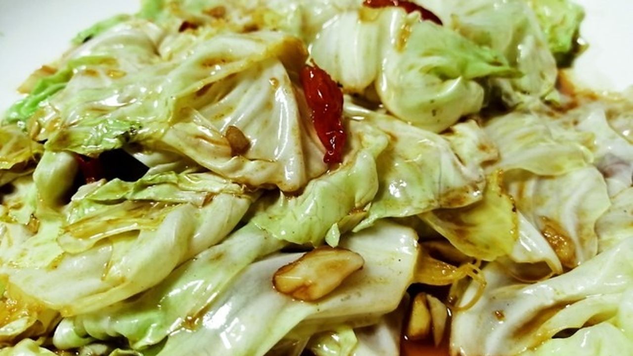 Cabbage in Sweet and Sour Sauce