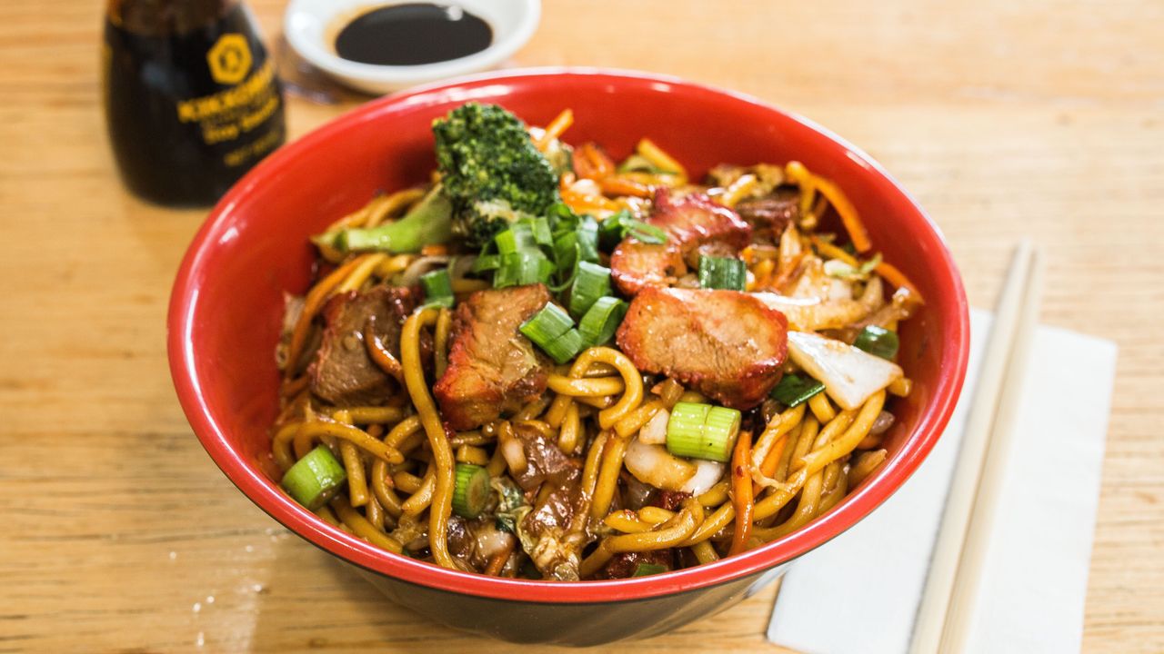 BBQ Pork Hokkien Noodle