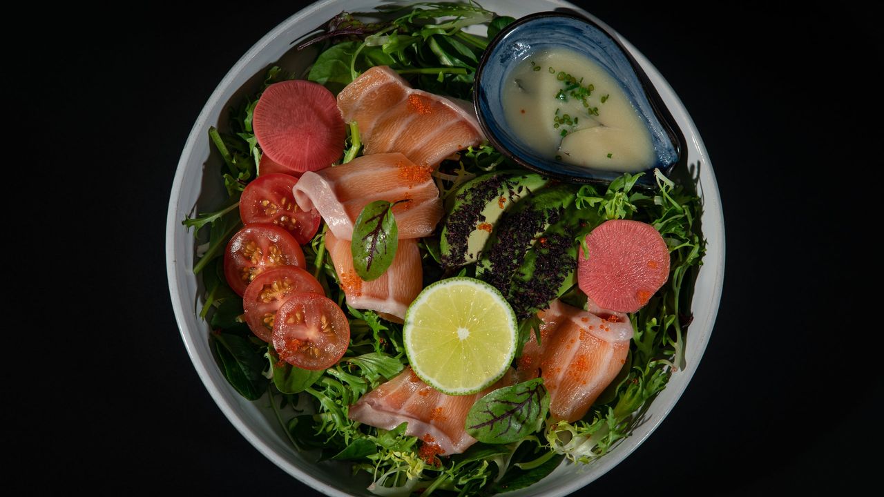 Salmon Miso Salad