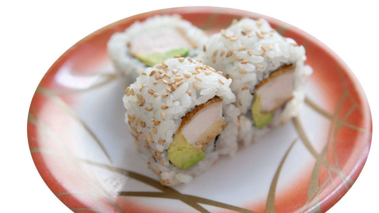 Chicken Schnitzel And Avocado Roll