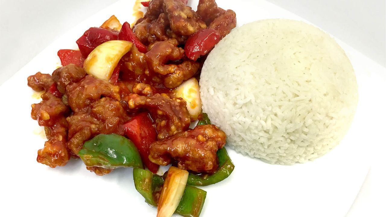 Sweet and Sour with Rice