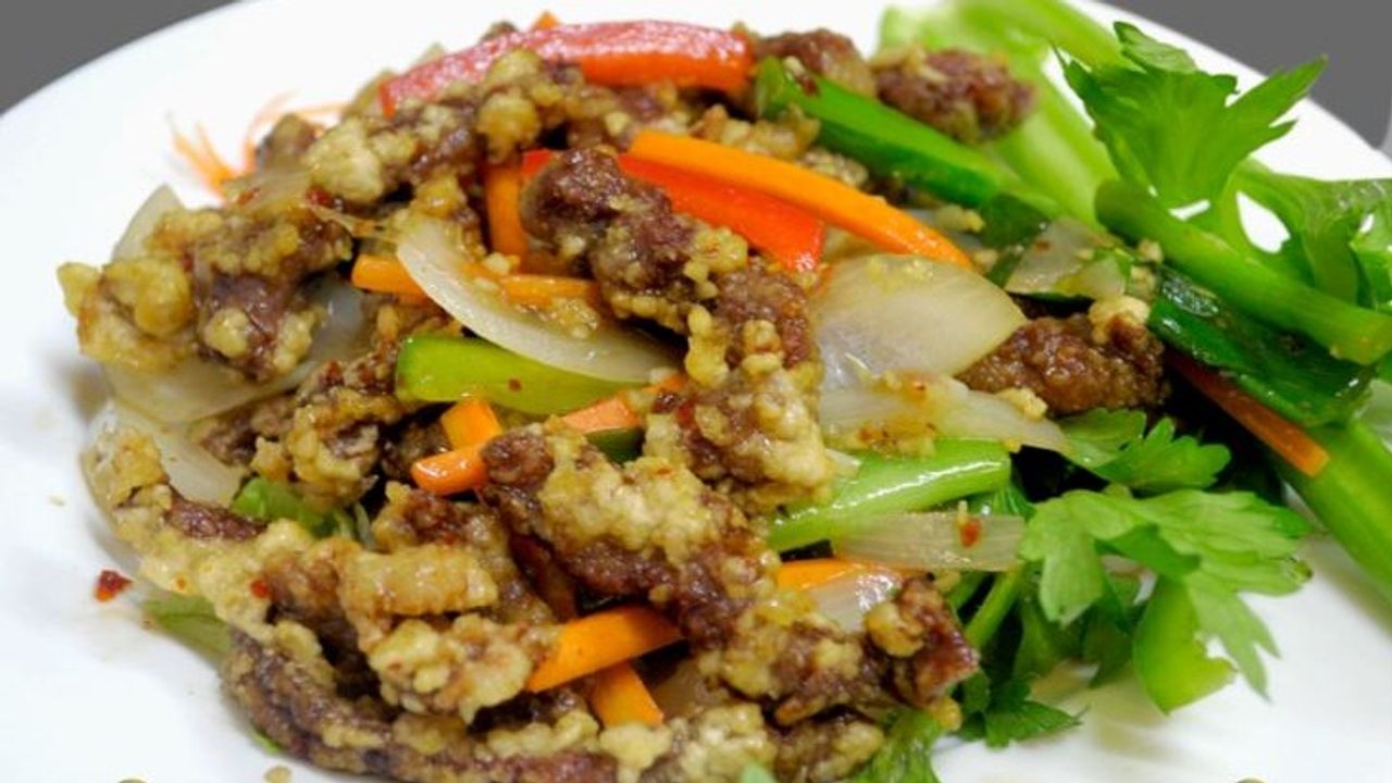 Marinated Spicy Beef Strips