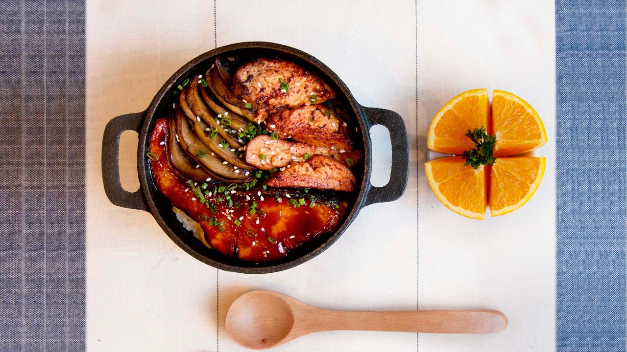 Foie Gras and Salmon Donburi